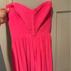 Pink Parker Strapless Dress
